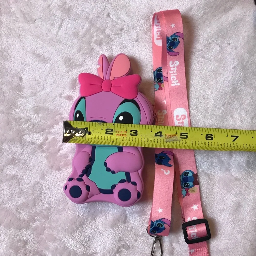LILO & Stitch Angela Silicone Bag Disney Cartoon Anime Figure Shoulder Bag NWOT
